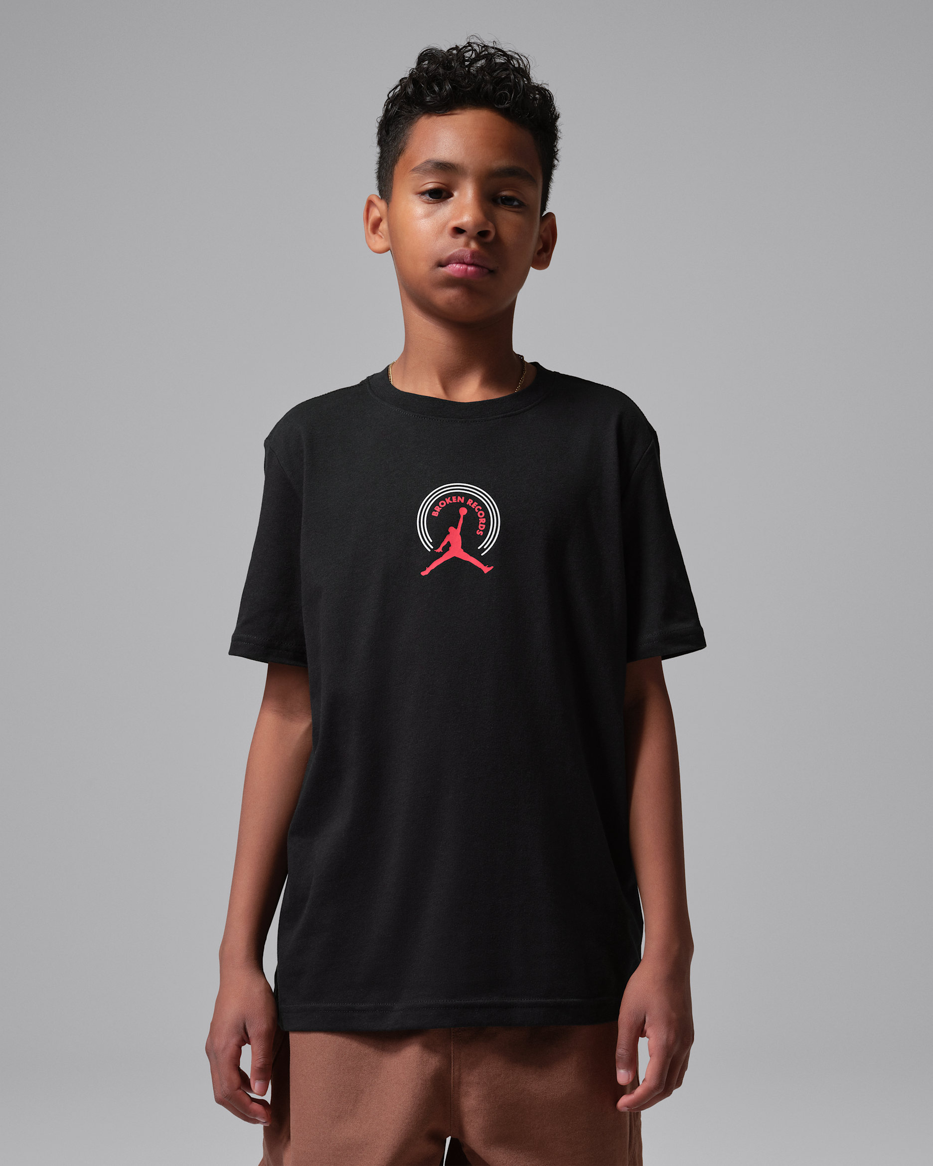 Jordan Big Kids' Broken Records T-Shirt. Nike.com